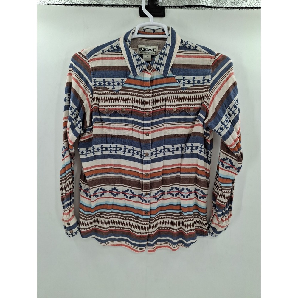 Ariat REAL‎ Womens Large Tribal Shirt